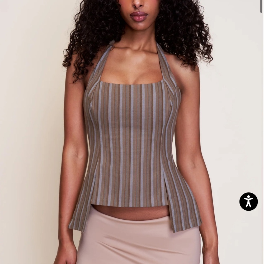 GUIZIO Carine Halter top size m